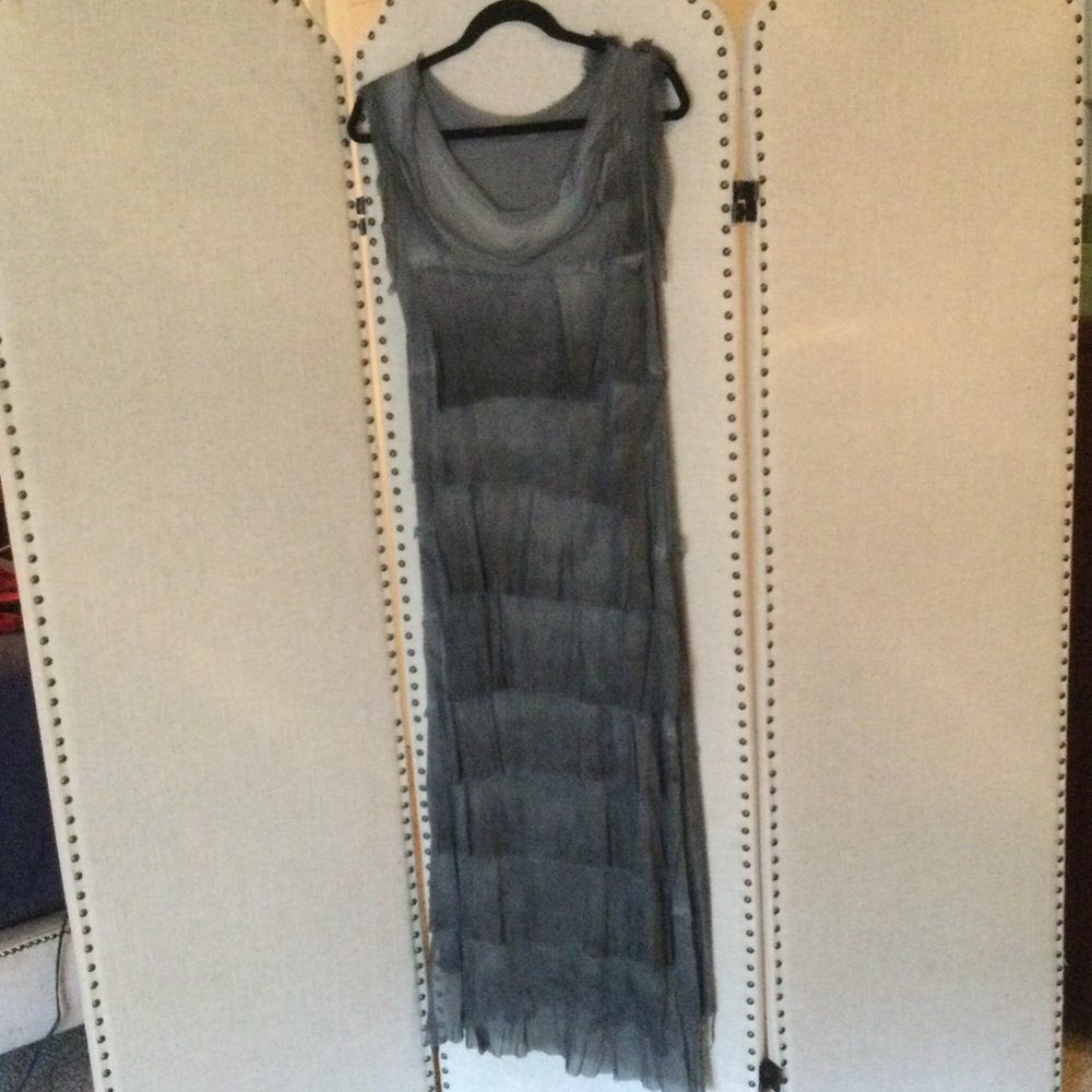 Italian silk long dress.